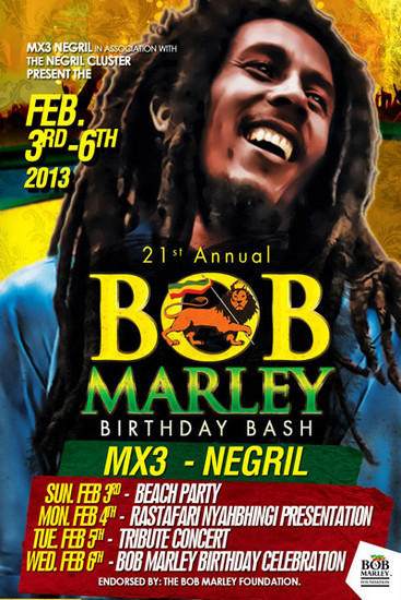 Bob Marley Birthday Bash 2013