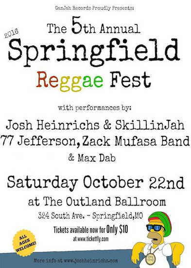 Springfield Reggae Fest 2016