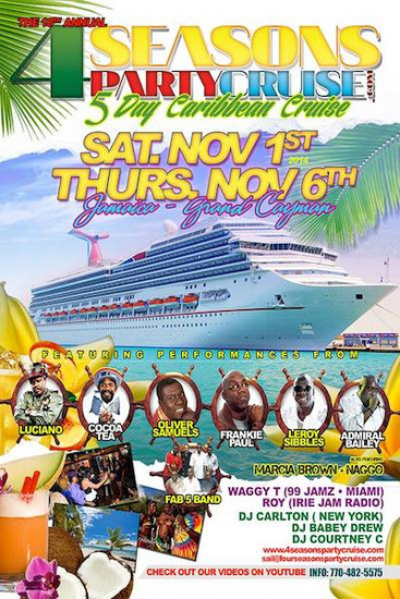 4 Seasons Party Cruise 2014