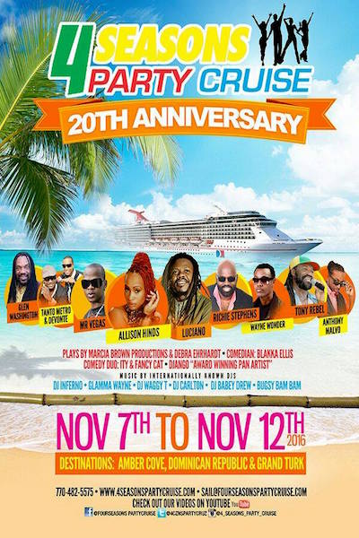 4 Seasons Party Cruise 2016