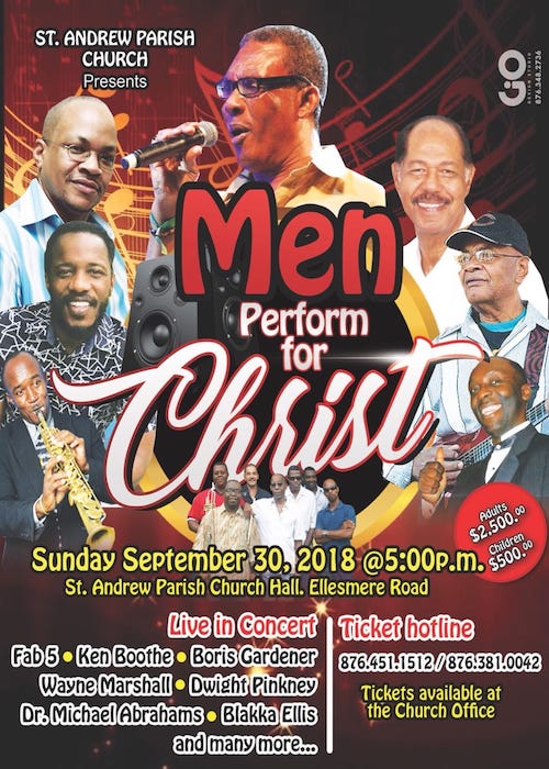 Men Perform For Christ 2018