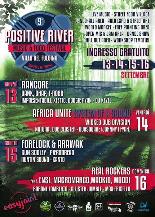 Positive River Music & Food Festival 2018